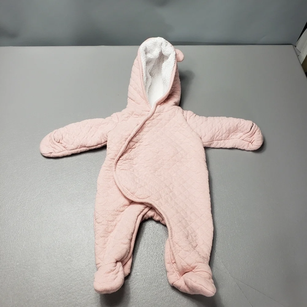 carters baby girls pink winter suit size 3 months